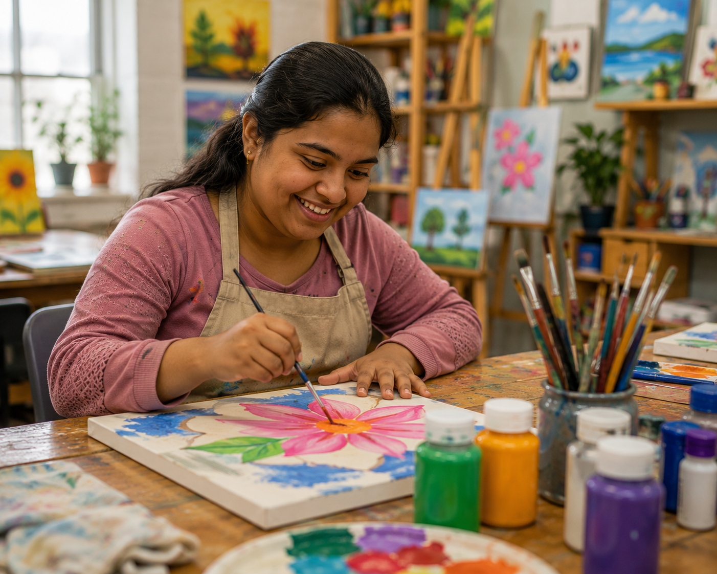 Painting and creative recreation